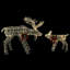 Moose Christmas Decoration Lighted Outdoor Moose Festive Yard Decoration