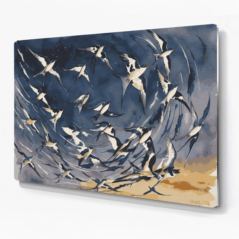Maison d'oiseaux en métal gris Martin, H 20 po x l 30 po
