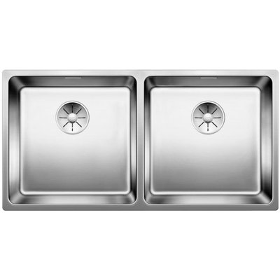 Andano 86.5 x 44cm Double Bowl Inset Kitchen Sink