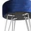 Harbour Housewares Round Velvet Footstools-97771057-97771058