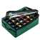 Aldegonde Ornament Storage Box - Zippered Lid Organizer with 48 Individual Compartments and Dividers