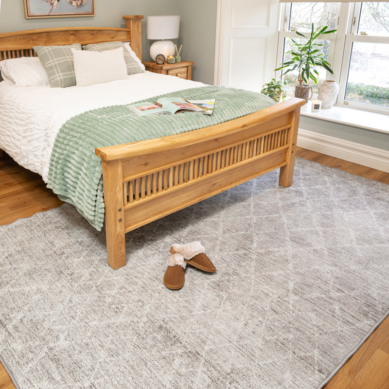 Vintage Look Cotton Flatweave Area Rug, 240cm x 330cm
