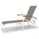 Askar Outdoor Rust-Resistant Metal Chaise Lounge