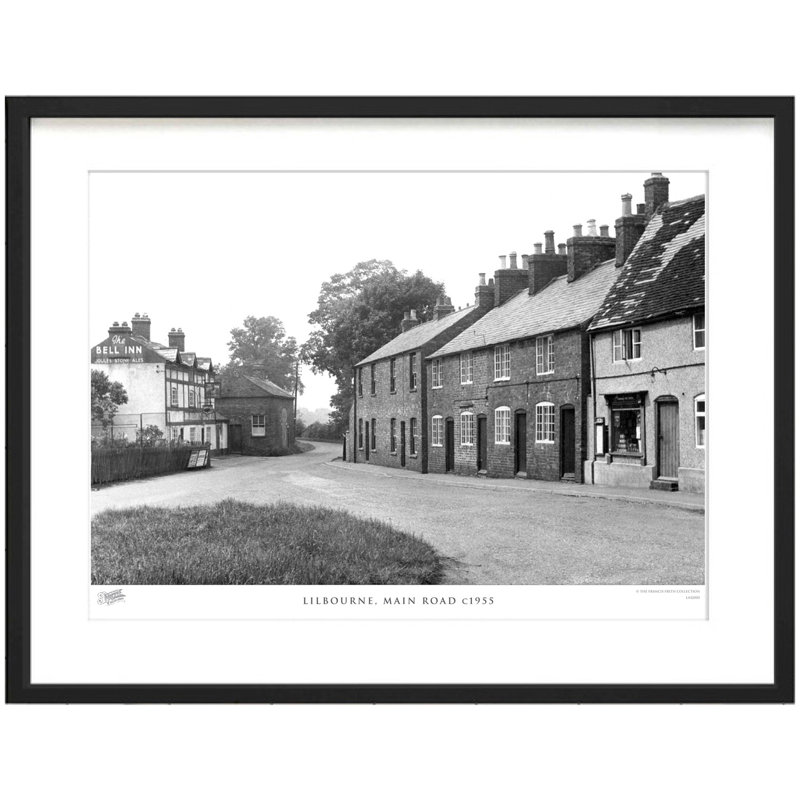 Lilbourne, Main Road C1955 by Francis Frith - Single Picture Frame Print, 28cm H x 36cm W x 2.3cm D