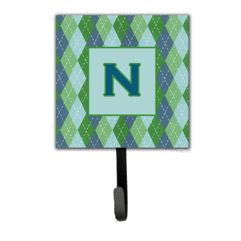 Crochet mural argoyle monogramme, N