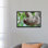 «A Grinning Brown Throated Sloth and Her Baby» par Jim Goldstein - reproduction d'art sur toile tendue