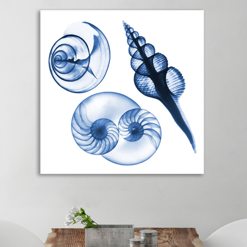 Blue Assortment Two - Wrapped Canvas Print, 46 cm H x 46 cm W