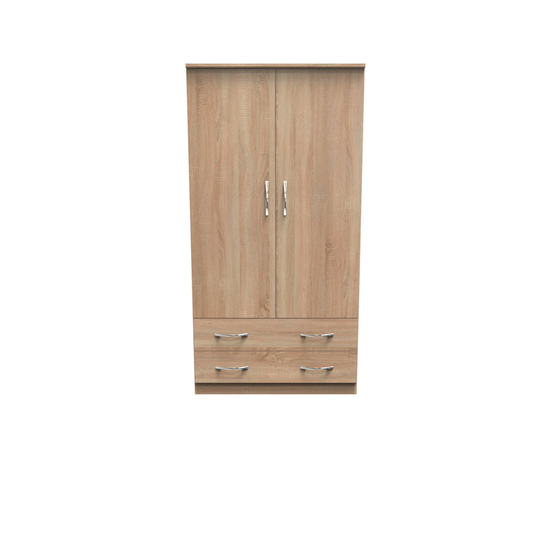 Dekyn Manufactured Wood Wardrobe, Bardolino Oak