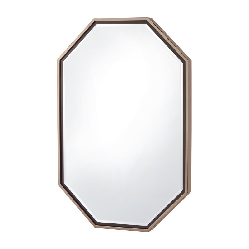 Miroir biseauté moderne et contemporain Allegro, Champagne