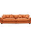 Orange moderne avec rangement, accoudoirs coussinés et siège moelleux pour la voile de bureau-250220132