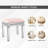 Mikayil Vanity Stool Makeup Vanity Table Chair-639359028