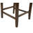 25'' Upholstered Bar & Counter Stool With Solid Wood Legs And Footrest And Rattan Backrest For Kitchen Island, Coffee Bar