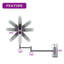 Miroir de salle de bain grossissant Luft-86883998