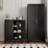 35.83" Metal Kitchen Pantry Storage Cabinet, Storage Cabinets with 2 Doors and 2 Adjustable Shelves, Green Pantry Cabinet, Freestanding Hutch Cupboard for Kitchen/Laundry/Living Room/Bedroom-367506740-360821483
