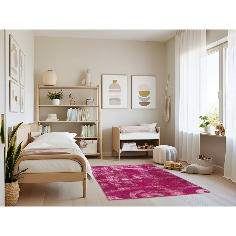 Abstract Indoor Rug, Rectangle 4' x 6'