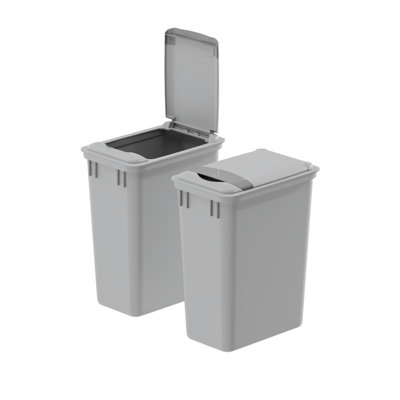 Dowell Plastic Trash Can With Lid