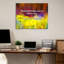 Citation artistique «Pire les choses est devenu facile». Toile tendue par Brian D. Howard-1041642208