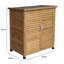 3 ft. W x 1 ft. D Solid Wood Shiplap Flat Tool Shed
