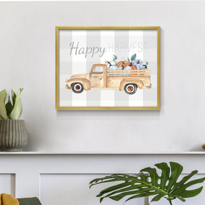 Happy Harvest I -Framed Print - Restickable