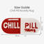 Chill Pill Oval Bath Rug-124316698