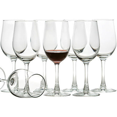 Elegant 11.2Oz Red Wine Glasses For Party, Wedding- Set Of 8