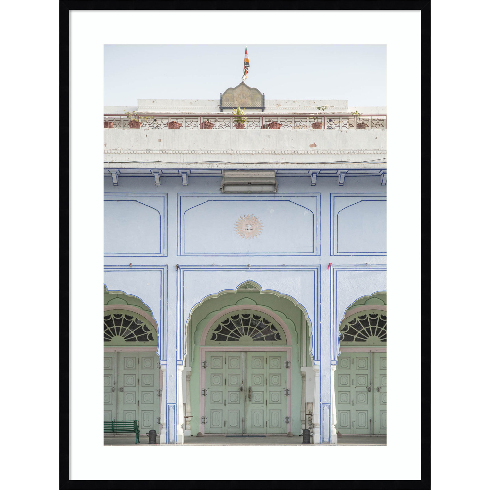 Sunshine Palace Print by Shot by Clint, Black, 41" H x 31" W