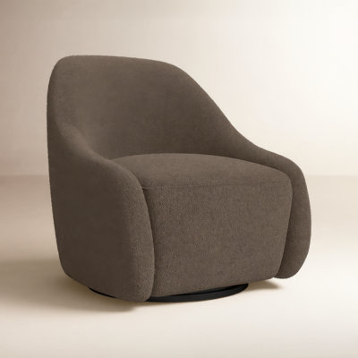 Fiera Pine Swivel Barrel Chair
