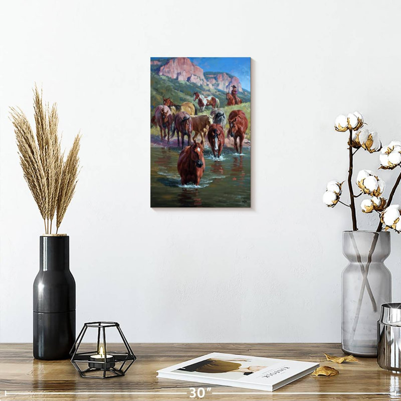 Brampt The Crossing Herd, 12" H x 8" W