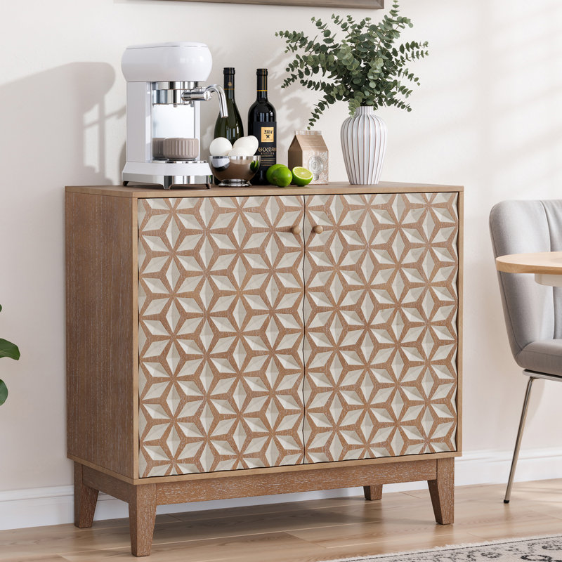 31.5" W Sideboard With Solid Wood Legs