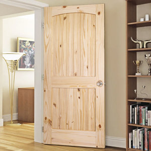 Sedona Arch Top Wood Door Unfinished