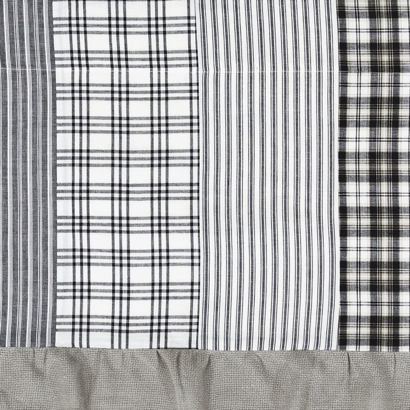  Panneau de rideau simple 100% coton obscurcissant avec passe-tringle, L 36 po x L 63 po