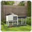 Cage en bois avec plateau rabattable