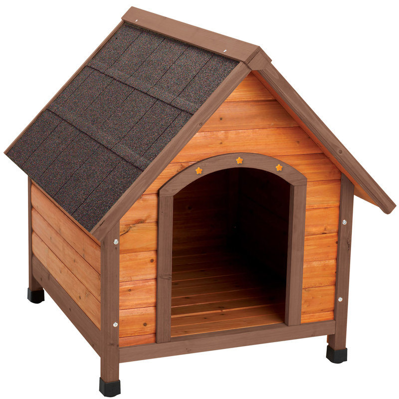 Charitee Premium+ A-Frame Dog House, Medium (32" H x 30.75" W x 34.5" D)