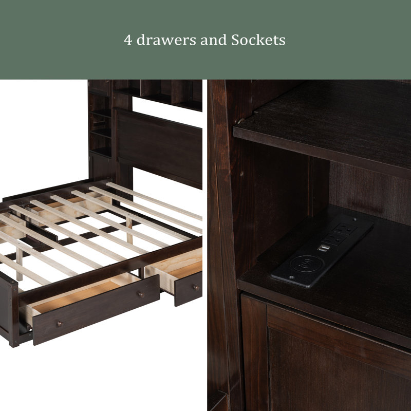 Rickye Bed, Espresso