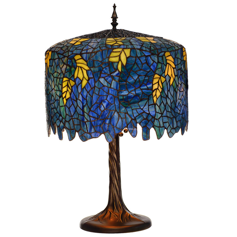 Lampe de table en bronze avec prise 27 po Bettsville