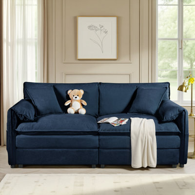 Modern Comfy Deep Seat Love Seat