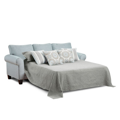 Aurora 88" Rolled Arm Sofa with Reversible Cushions by Sand and Stable