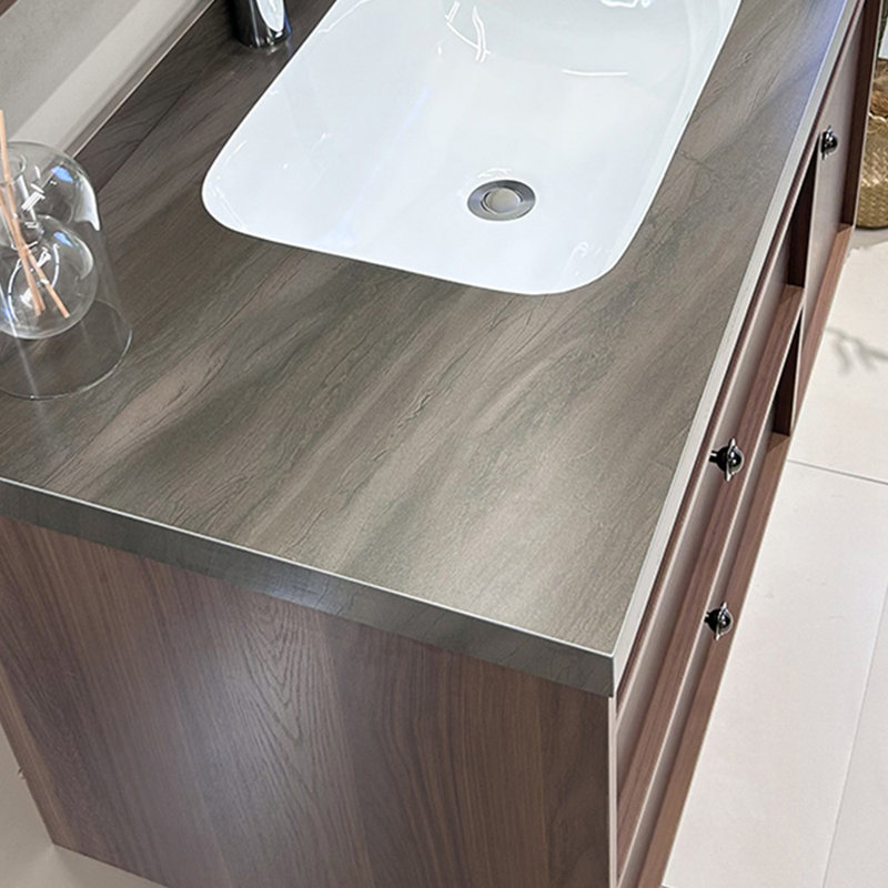 Modern light luxury style bathroom cabinet