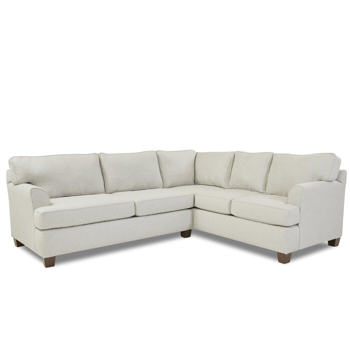 Birch Lane™ Conradina 2 - Piece Upholstered Sectional & Reviews | Wayfair