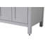 Armoire de rangement pour salle de bain 24 po en gris-490535986-490535987