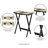 Bouffard Farmhouse Tray Table Set