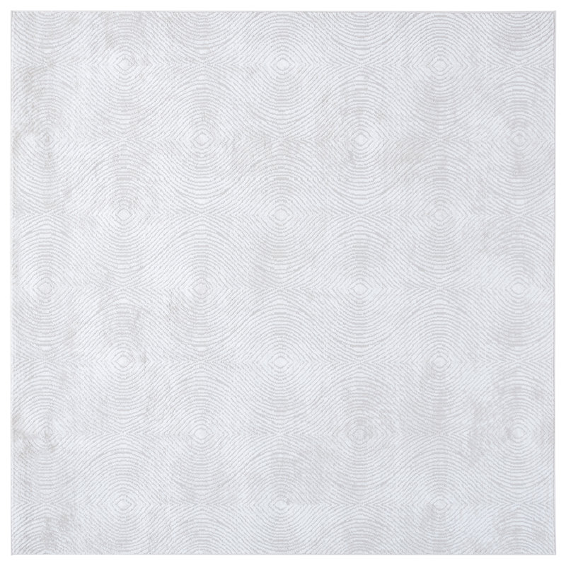 Jhayden Performance Abstract Rug, Square 6'7"