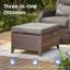 Ensemble de conversation de jardin en rotin pour 5 personnes avec repose-pieds-1149296225-1149296222