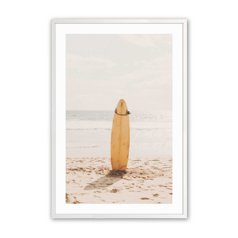 Imprimé solitaire, H 17 po x l 13 po x P 1,25 po, Cadre opaque blanc
