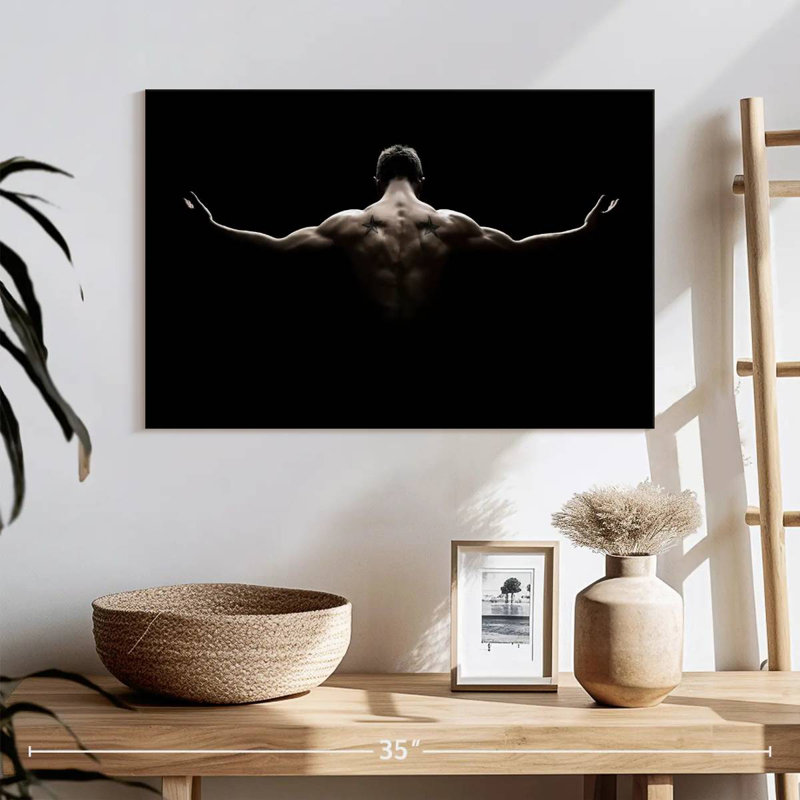 Senne Muscular Back, 8" H x 12" W