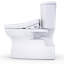 TOTO® WASHLET+® Vespin® II 1G® Two-Piece Elongated 1.0 GPF Toilet and WASHLET+® S5 Bidet Seat, Cotton White - MW4743446CUFG#01