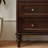Solid Wood Five Drawer Storage Cabinet