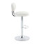 Ensemble de 2 tabourets de bar à hauteur réglable revêtus de similicuir avec base et repose-pieds, tabourets de confort modernes pour îlot de cuisine, bar personnel, salon-2129877657