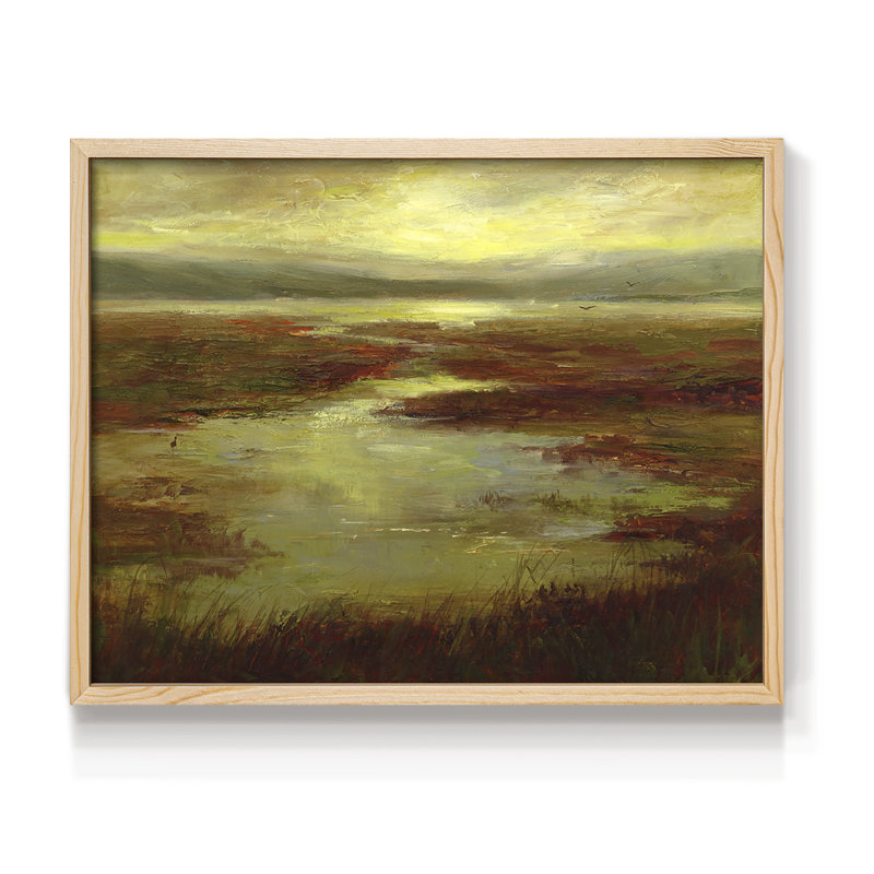 Coastal Views V - Reproduction encadrée - Restickable, H 8 po x l 10 po, Naturel