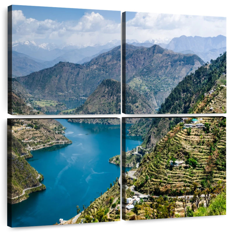 Alvord, Himalaya, lac Tehri, H 26 po x l 26 po